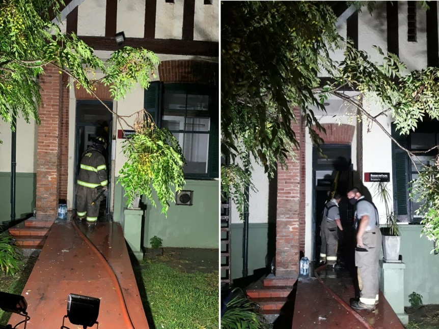 Fuego en el Colegio San Jorge y en la Escuela N 54 de Quilmes