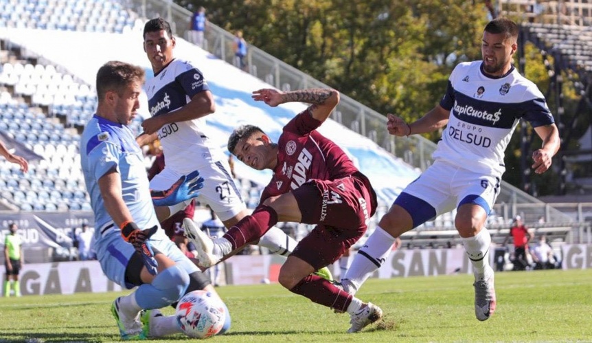 Lans impuso su jerarqua ante un Gimnasia diezmado