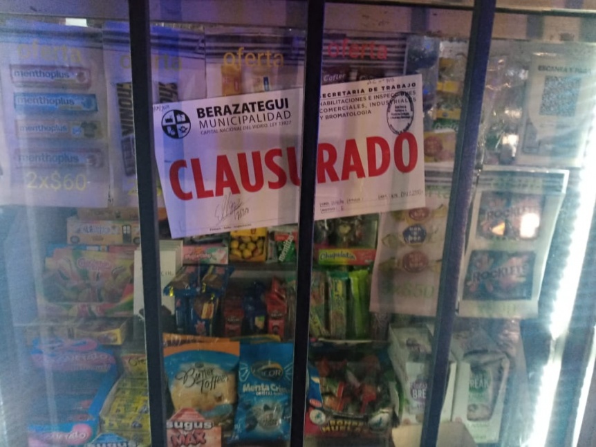 Clausuraron 7 comercios en Berazategui por incumplir restricciones horaria