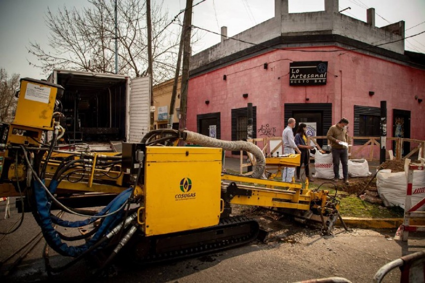 Avanzan las obras de agua potable en el barrio La Colonia