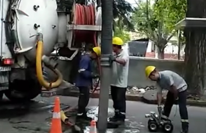 La Comuna llev adelante trabajos para evitar inundaciones en la barrera de Triunvirato