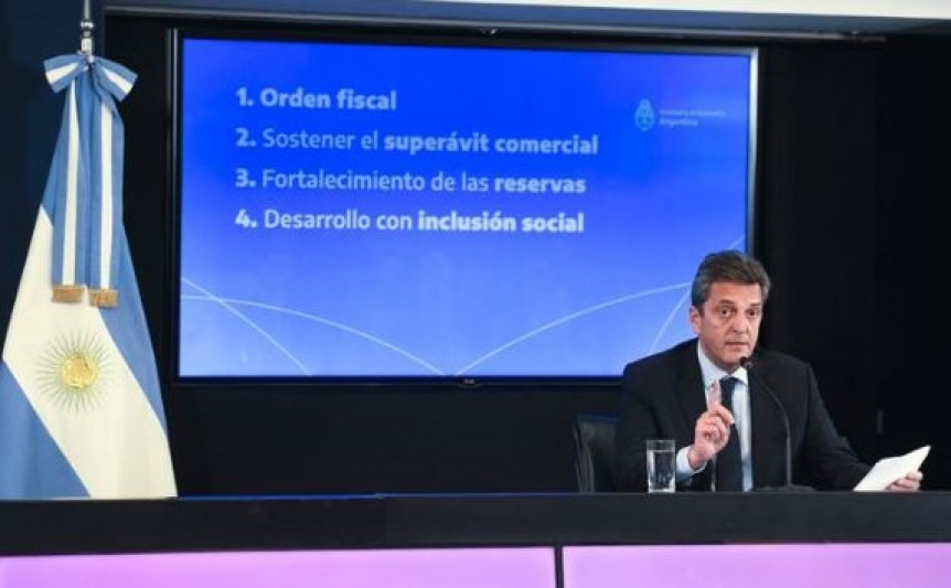 El ministro Sergio Massa anunci un paquete de medidas econmicas