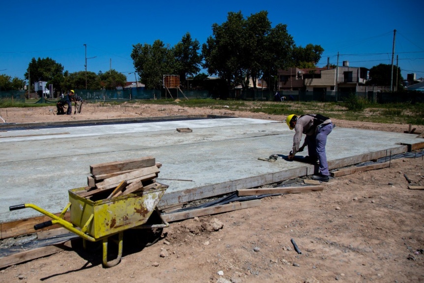 Avanzan las obras de la construccin del nuevo Vivero Municipal en Don Bosco