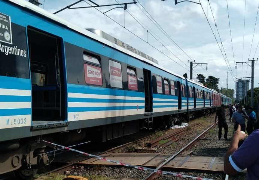 Muri un hombre atropellado por el tren en Quilmes