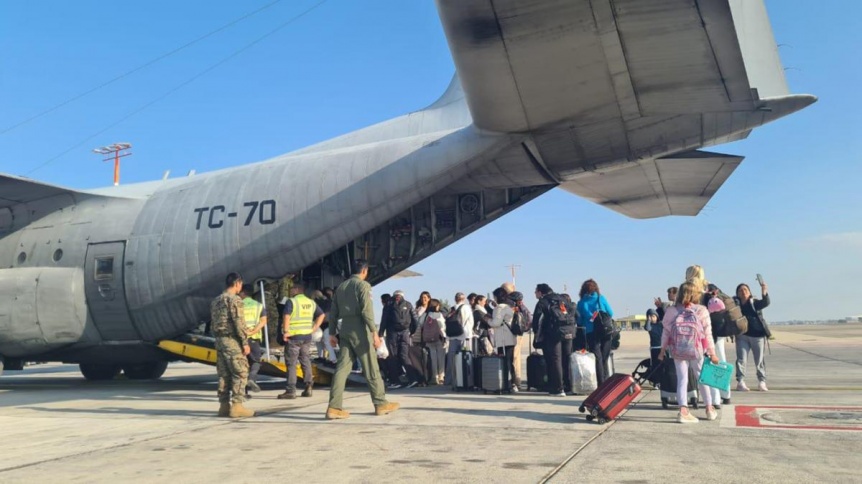 VIDEO | Lleg a Roma el primer contingente de argentinos evacuados de Israel