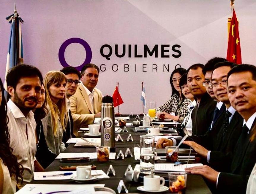 Quilmes estrecha los lazos con las ciudades de China: Recibi una delegacin de Mianyang