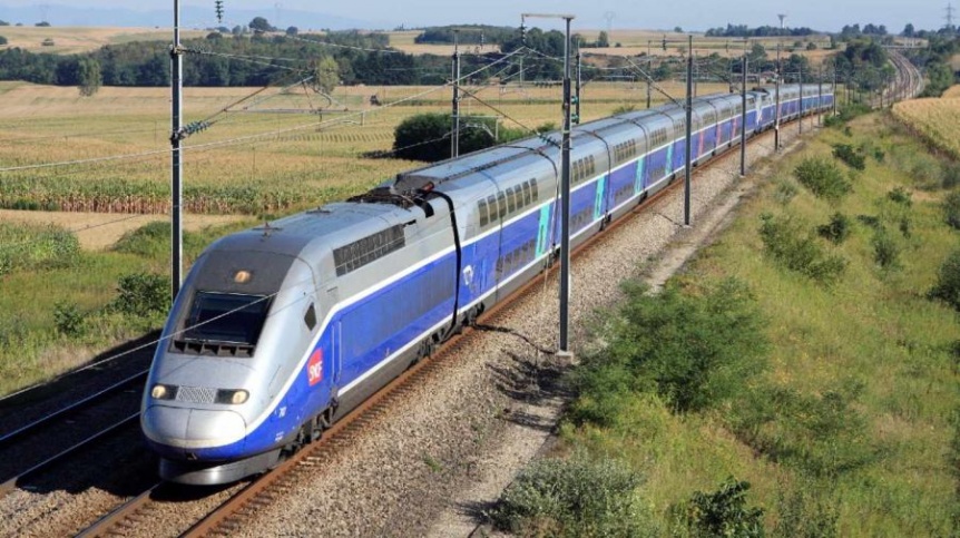 Cuando un tren hace un brusco cambio de vas, as la vivencia argentina