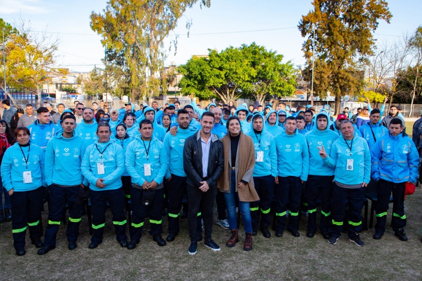 El intendente Julin lvarez y la ministra Daniela Vilar presentaron el Programa Lans Recicla