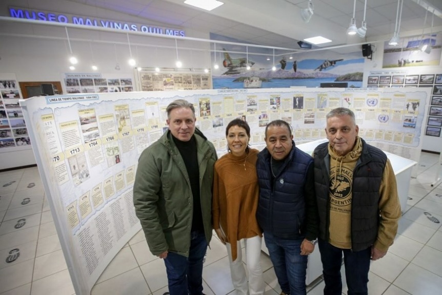 Mayra Mendoza acompa la inauguracin del Museo Malvinas Quilmes