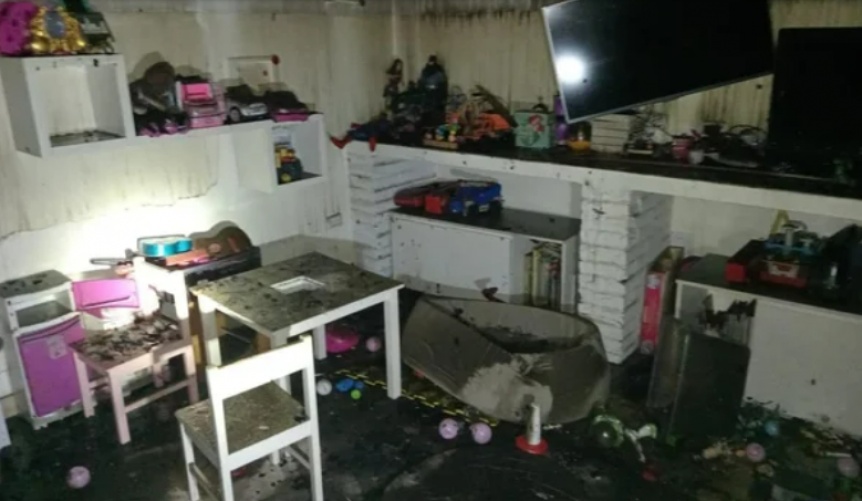 Incendiaron un hogar de nios en Pilar y 18 menores fueron hospitalizados