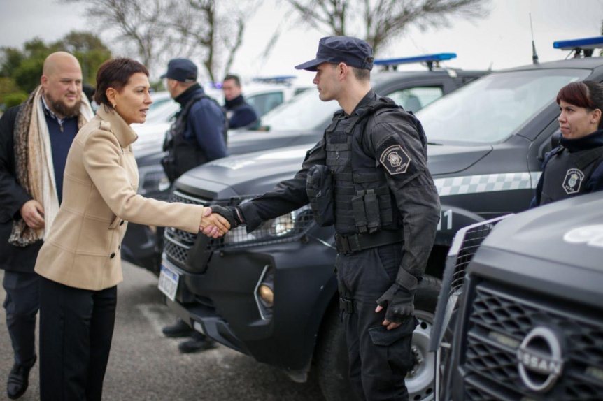 Mayra Mendoza dio inicio a un nuevo megaoperativo de seguridad en la Ribera de Quilmes