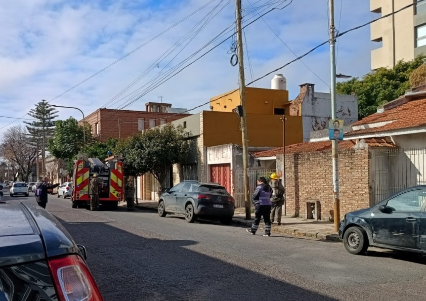 VIDEO | Susto por un escape de gas en una vivienda de Quilmes Centro