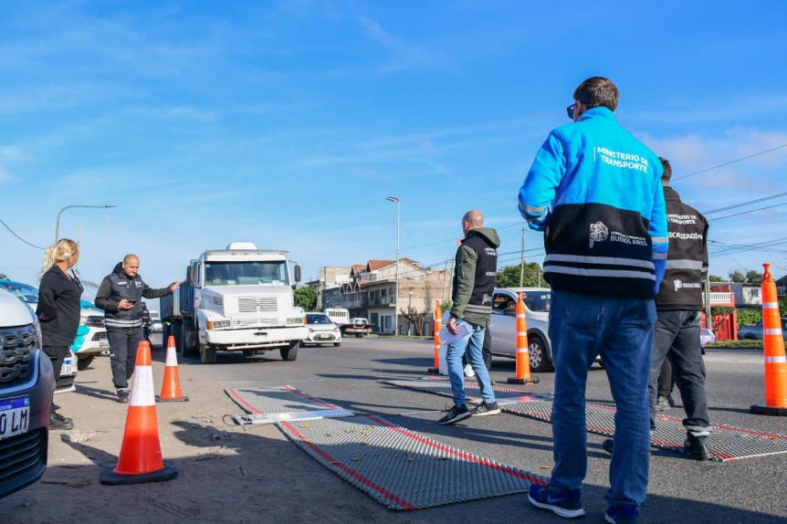 Nuevo operativo conjunto de control de cargas entre el Municipio y la Provincia