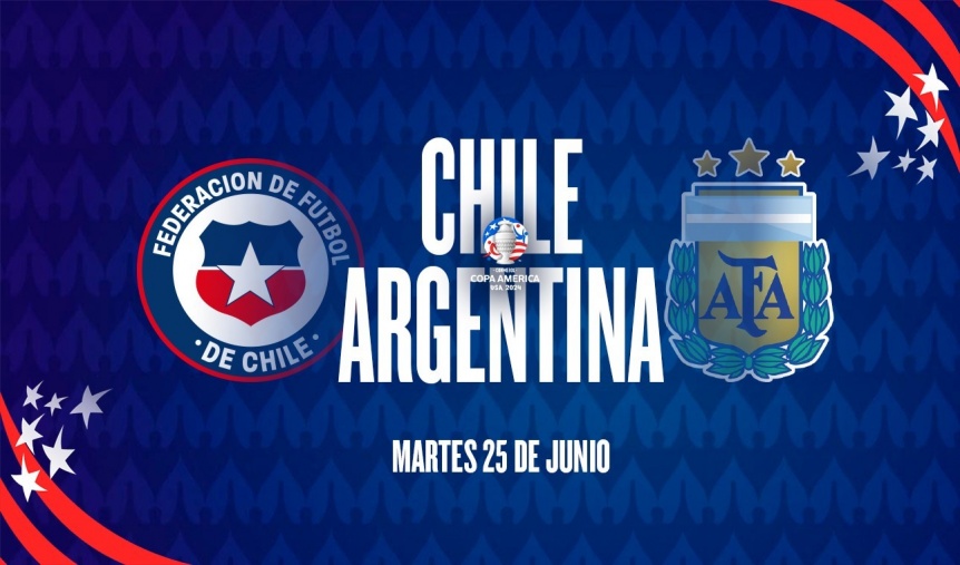 Argentina se enfrenta a Chile y de ganar asegurar su pase a cuartos