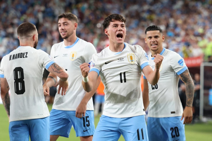 Uruguay gole a Bolivia, mantiene puntaje ideal y reafirm su candidatura