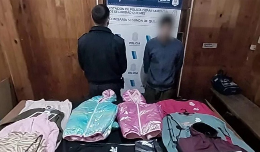 VIDEO | Recuperaron prendas de vestir robadas en un local de Don Bosco