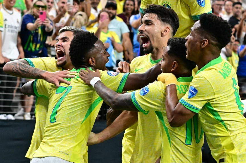 Brasil se destap con un contundente 4-1 y elimin a Paraguay