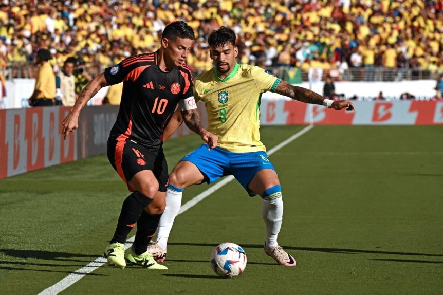 Brasil empat 1-1 con Colombia y chocar con Uruguay en cuartos