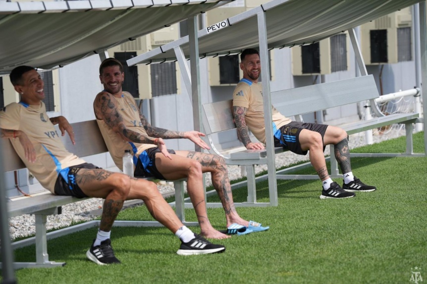 La Seleccin aguarda distendida esperando la final ante Colombia