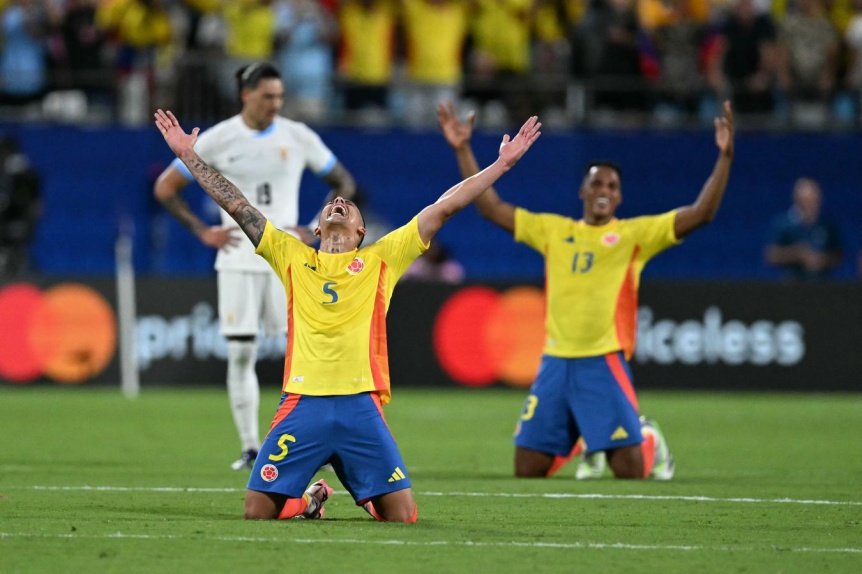 Colombia elimin a Uruguay y ser rival de Argentina por el ttulo