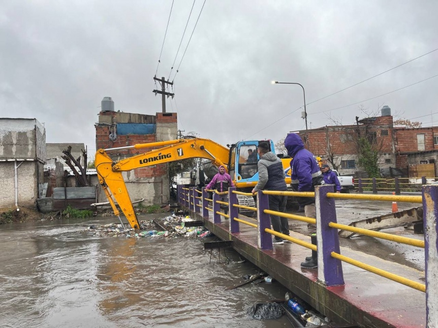 El Municipio intensific las tareas de limpieza y saneamiento a causa del temporal