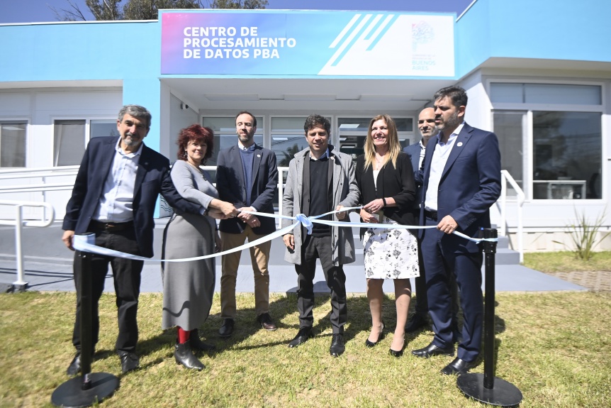 Kicillof inaugur el primer Centro de Procesamiento de Datos de la Provincia