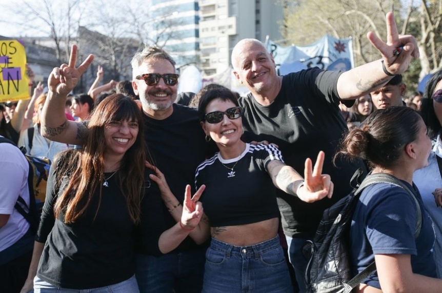 Mayra Mendoza acompa la marcha conmemorativa de La Noche de los Lpices