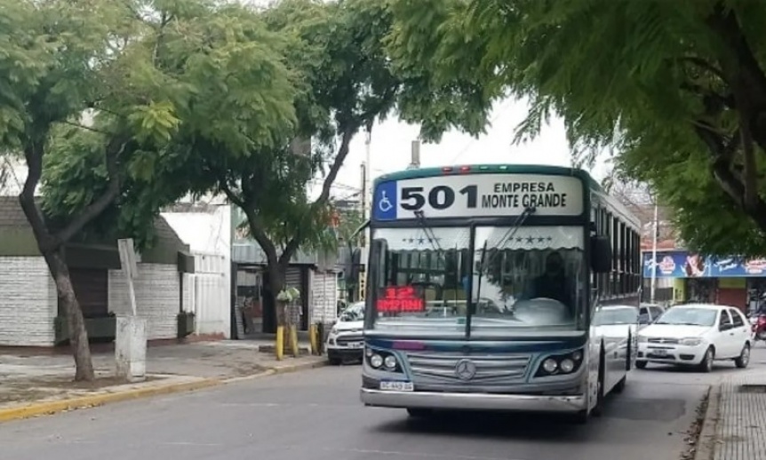 Paro de colectivos por chofer baleado en Lomas de Zamora