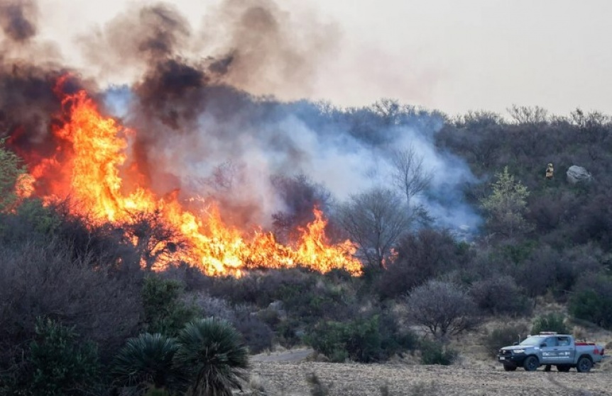 Los incendios forestales siguen sin dar tregua en Crdoba