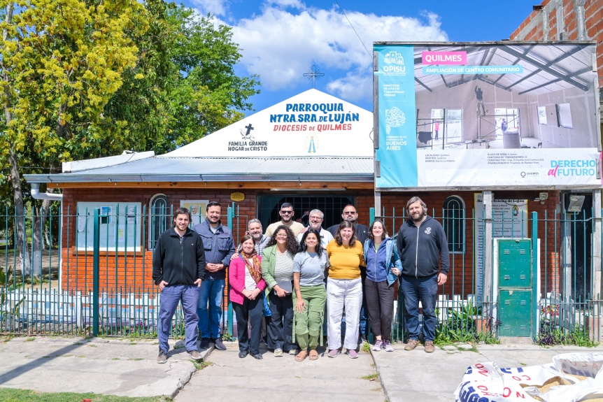 Barrio La Matera: Avanzan mejoras del Centro Sociocomunitario de la parroquia Nuestra Sra. de Lujn