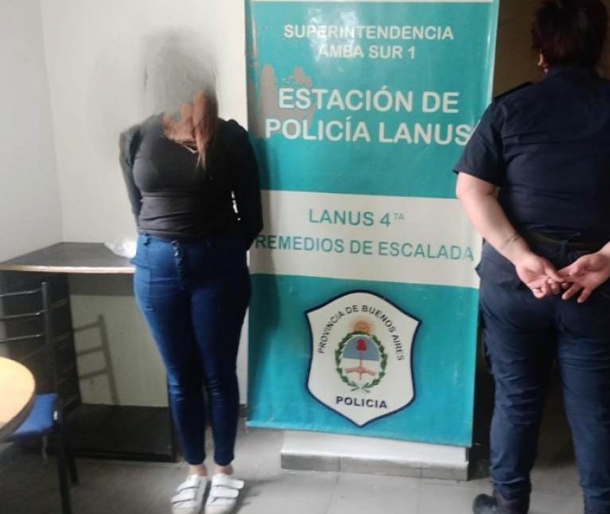 Una mujer de Lans fue detenida por golpear en el rostro a su propia madre