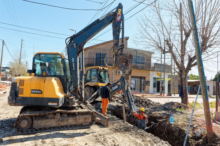 Berazategui: Nuevos desages pluviales para Villa Mitre y Berasur