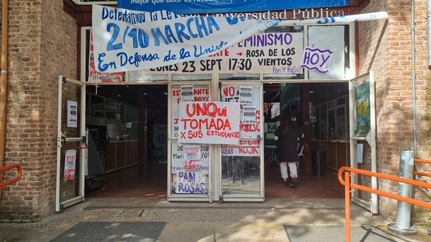 VIDEO | Conferencia de prensa en la UNQ por la escandalosa asamblea de alumnos