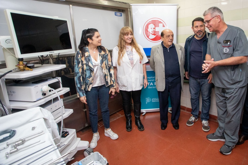 Mussi y la viceministra de Salud presentaron nuevo equipamiento para el Hospital Evita Pueblo