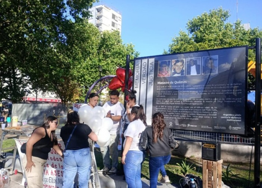 Acto por los 20 aos de la Masacre de la Comisara Primera de Quilmes