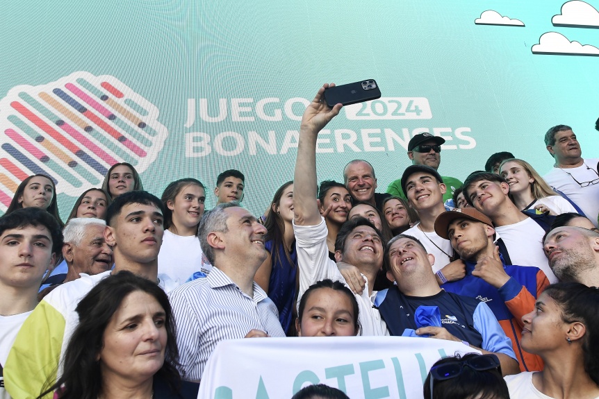 Kicillof encabez la apertura de la etapa final de los Juegos Bonaerenses 2024