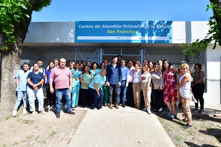 Andrs Watson y Nicols Kreplak inauguraron edificio del Centro de Salud en San Francisco