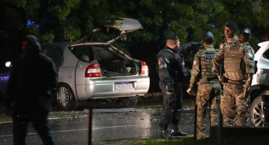 VIDEO | Fuerte operativo en Brasil tras dos explosiones que dejaron un muerto