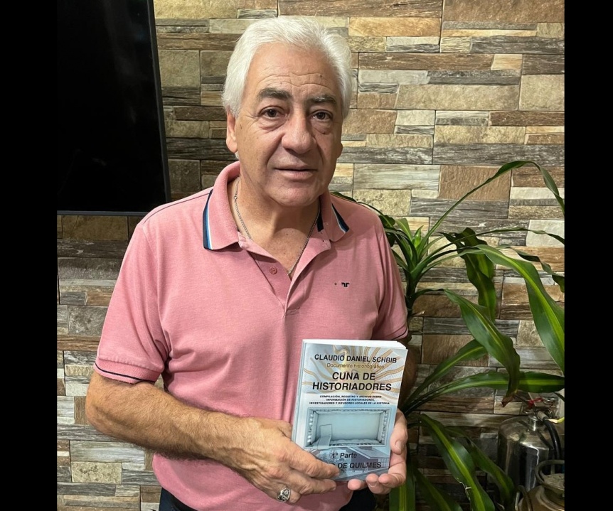 Claudio Schbib presenta un nuevo libro en Quilmes Oeste: Cuna de Historiadores