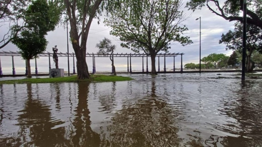 Anuncian crecida del Ro de la Plata en Quilmes: Superara los 3 metros