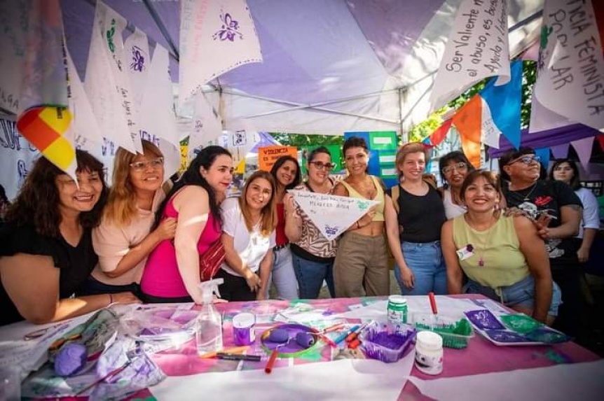 Mayra Mendoz estuvo presente en el cierre de ao de la muestra cultural y educativa La Pallamay