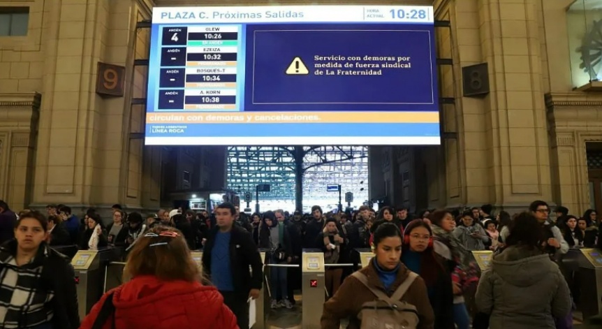 Finaliz la medida de fuerza en los trenes: Hubo demoras y cancelaciones en todas las lneas