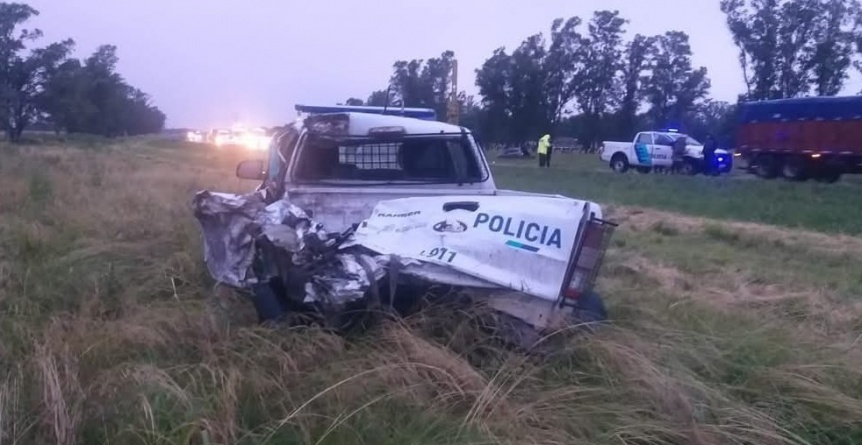 Choque fatal en Ruta 9: Murieron tres efectivos de diferentes fuerzas de seguridad