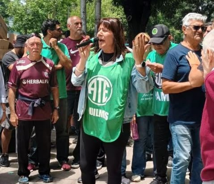 ATE Quilmes reclam contra los despidos en el PAMI Lans