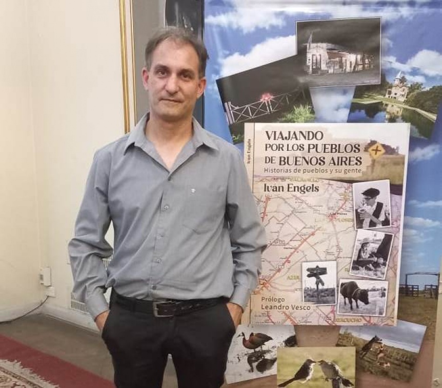 Aventurero presenta en Quilmes su libro sobre viajes a pueblos bonaerenses