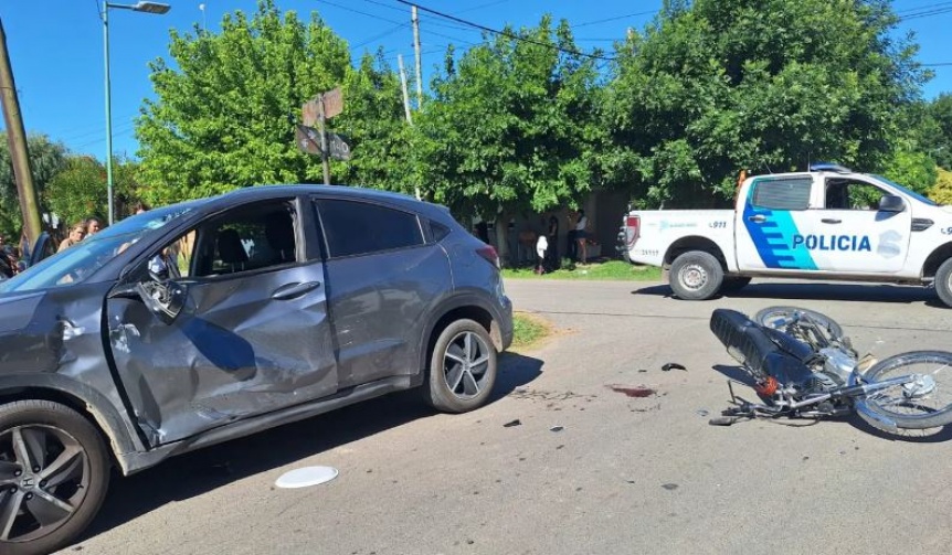 Un joven lucha por su vida tras un grave accidente de trnsito en Gonnet