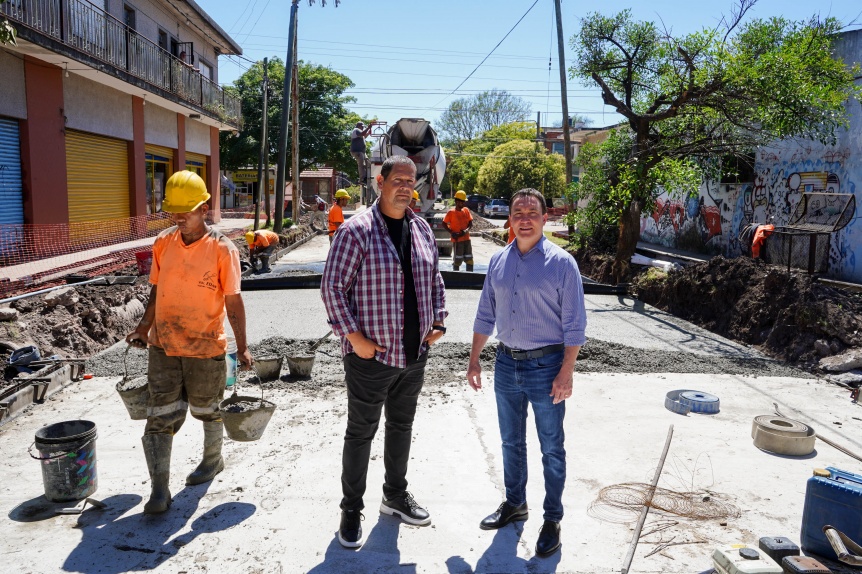 Florencio Varela: Culmin la primera etapa de pavimentacin en Villa Arias y Gral. San Martn