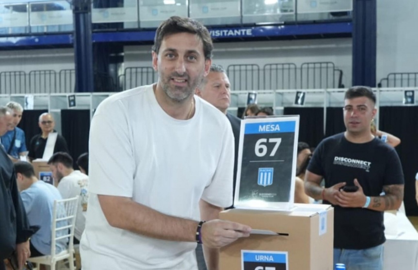 Diego Milito, nuevo presidente de Racing en una eleccin rcord