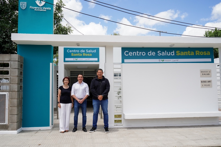 Watson inaugur un SUM y refacciones en el Centro de Salud de Santa Rosa