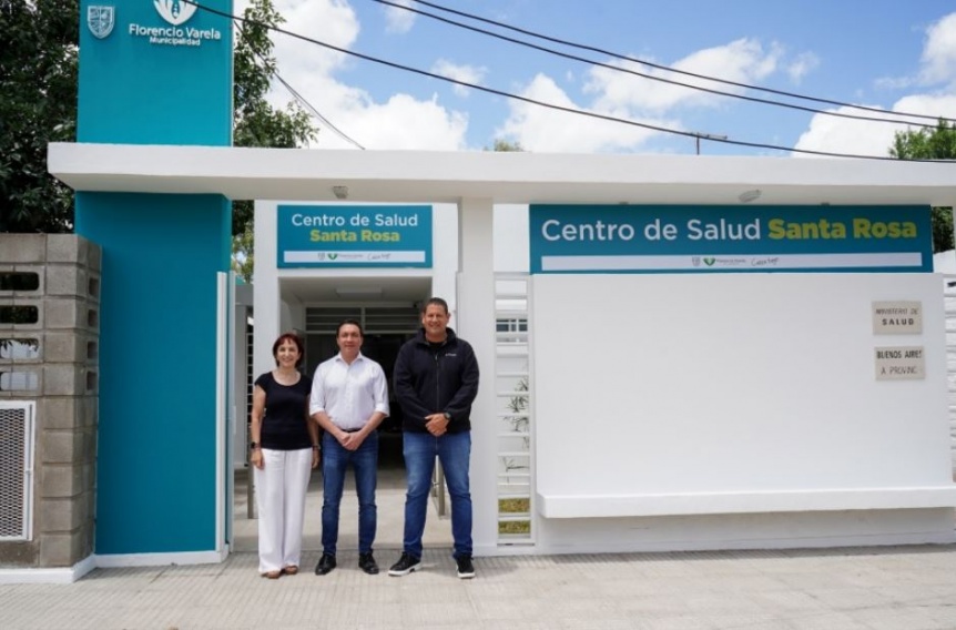 Watson inaugur un SUM y refacciones en el Centro de Salud de Santa Rosa